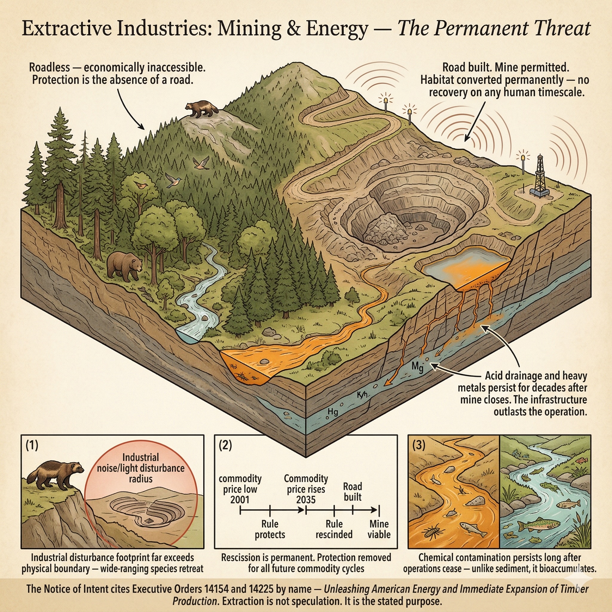 Extractive Industries — Mining & Energy — illustration