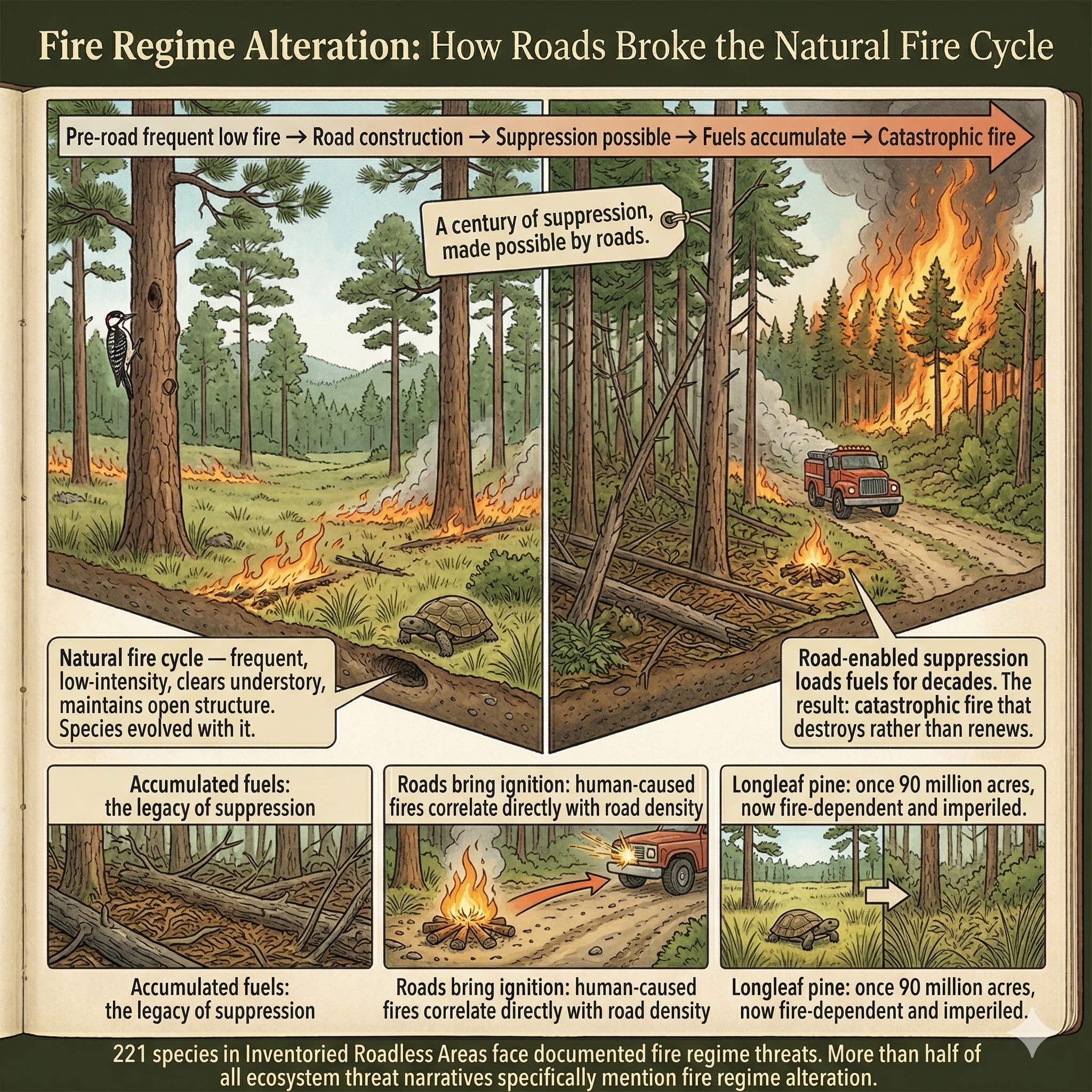 Fire Regime Alteration — illustration