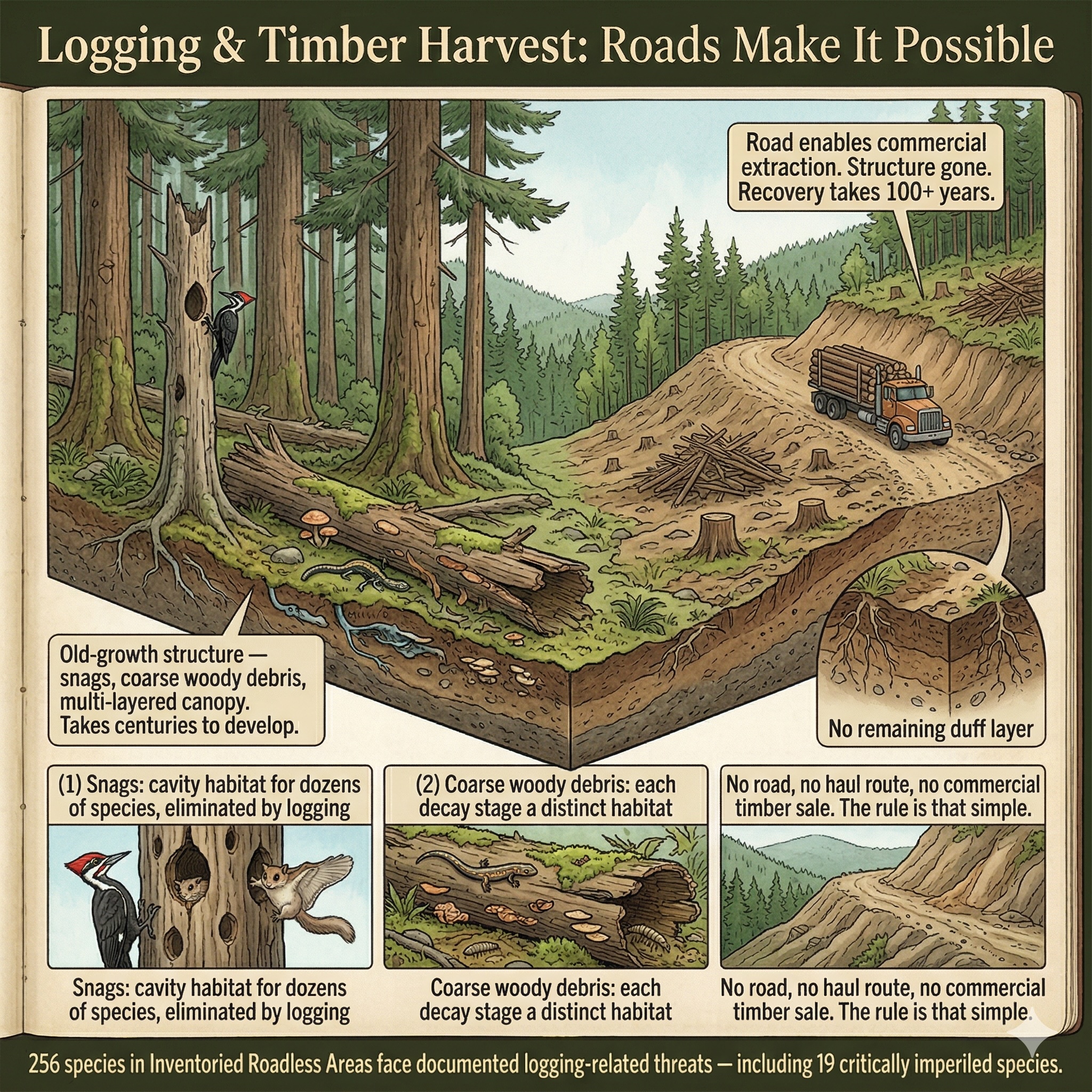 Logging & Timber Harvest — illustration